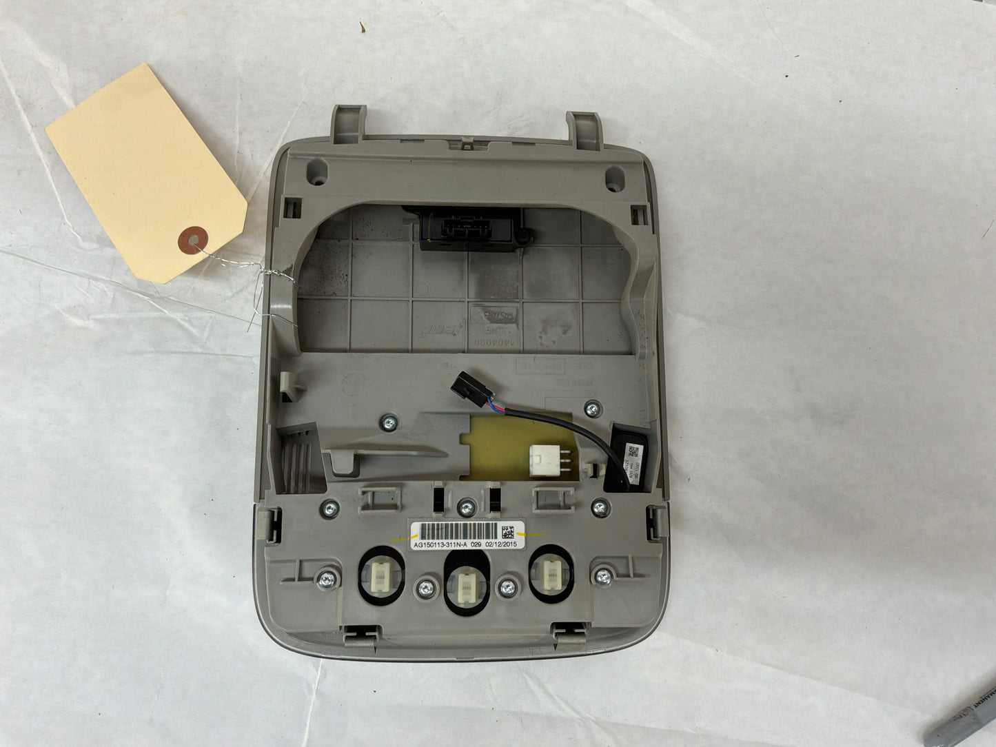 2016 Chevy SS Sedan Overhead Console Dome Light Controls OEM