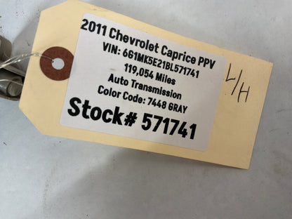 2011 Chevy Caprice PPV LH Driver Sunvisor Sun Visor OEM