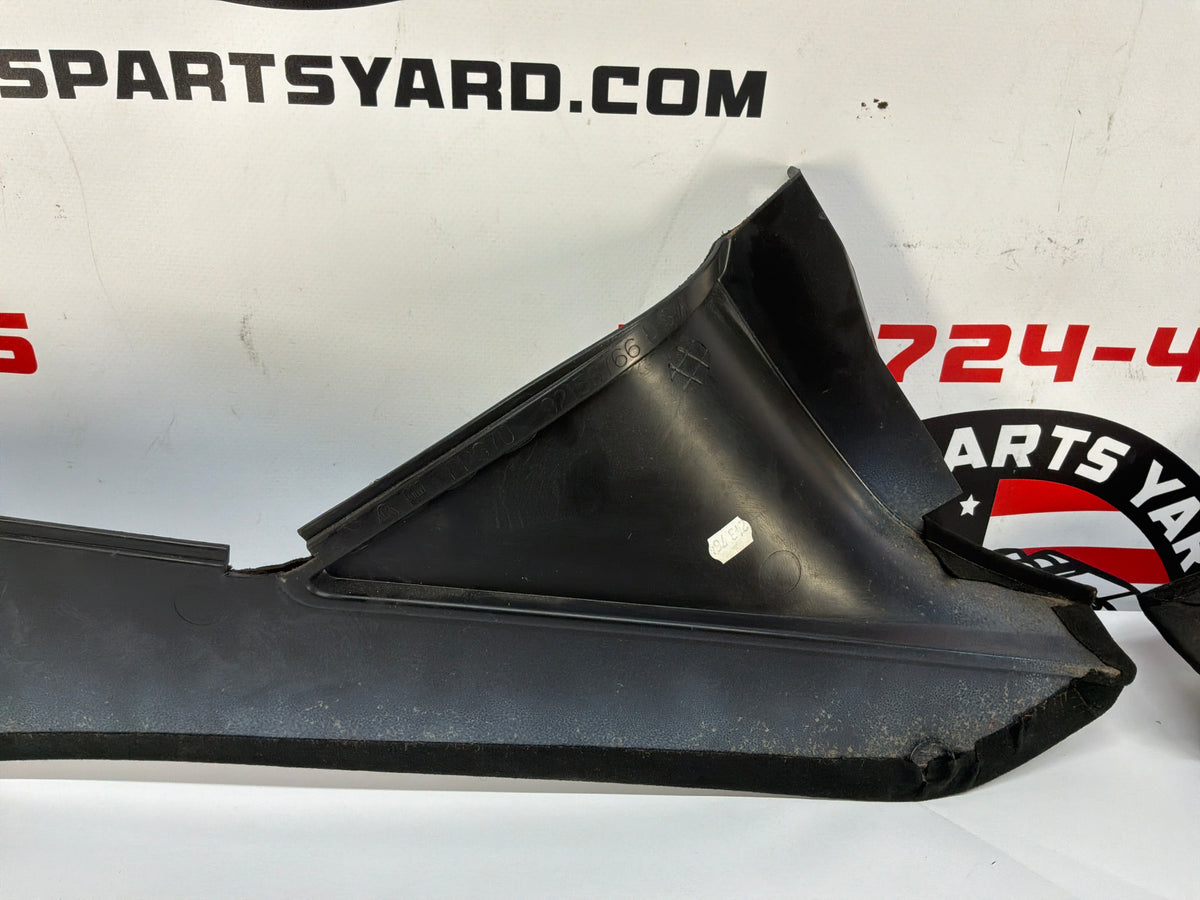 2006 Pontiac GTO RH & LH Console Interior Black Suede Trim Panels OEM