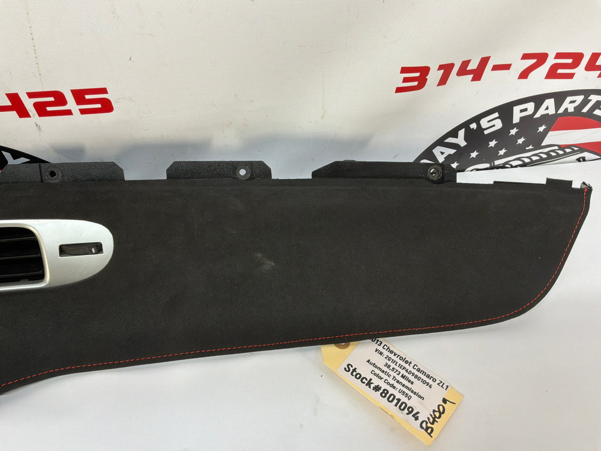 2013 Chevy Camaro ZL1 Dash Vent Trim Molding Panel Insert Suede OEM