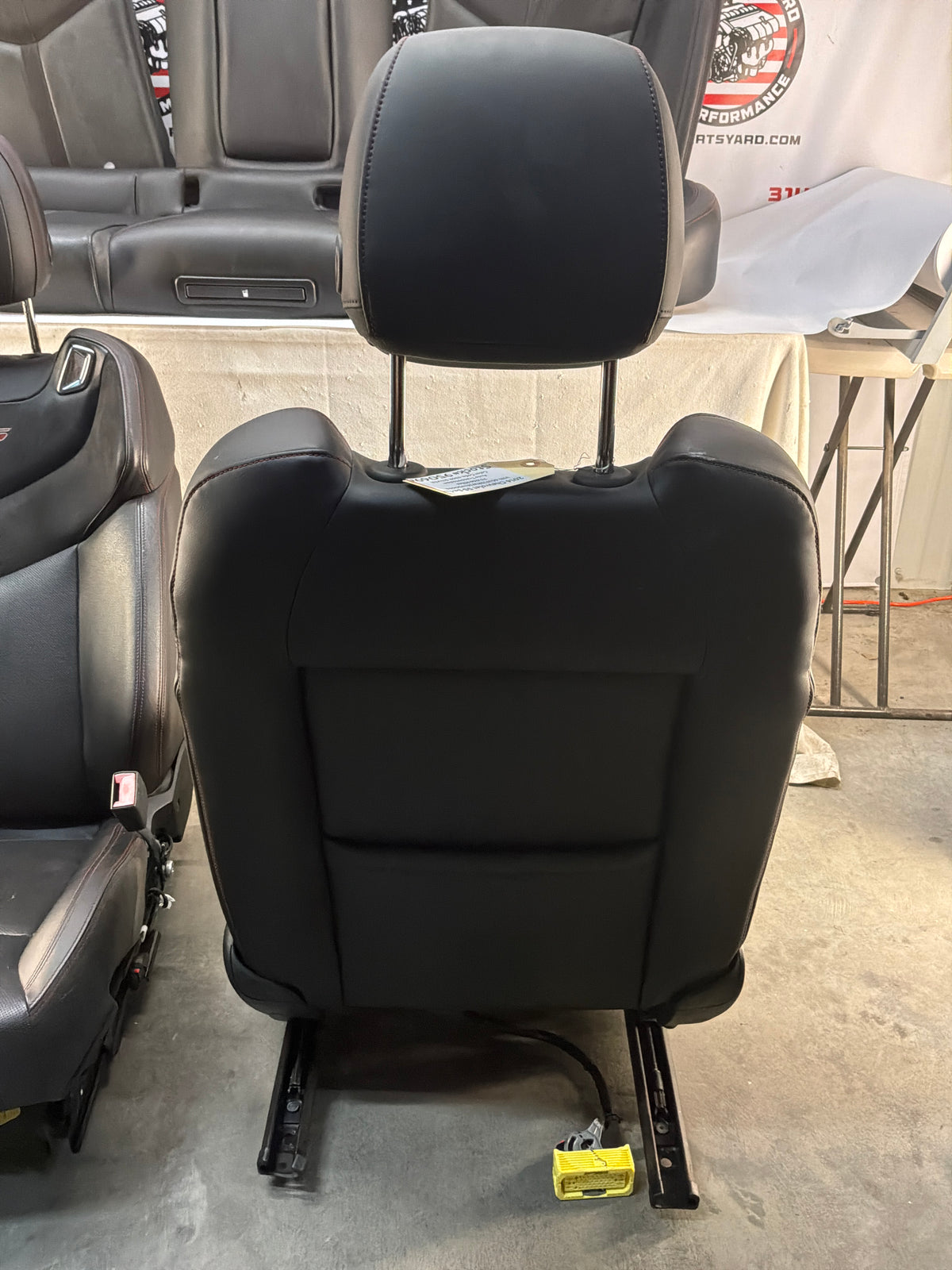 2014 Chevy SS Sedan Seats Fronts and Rears Black Leather Alcantara Suede OEM