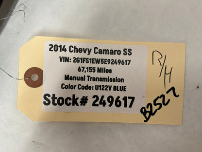2014 Chevy Camaro SS RH Passenger Door Body Weather Strip Seal OEM