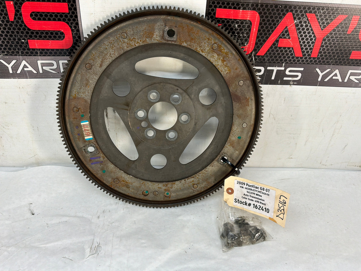 Fly wheel - Day's Parts Yard