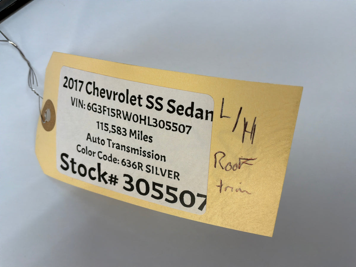 2017 Chevy SS Sedan Roof Top Trim Finish Panel Moldings RH & LH OEM