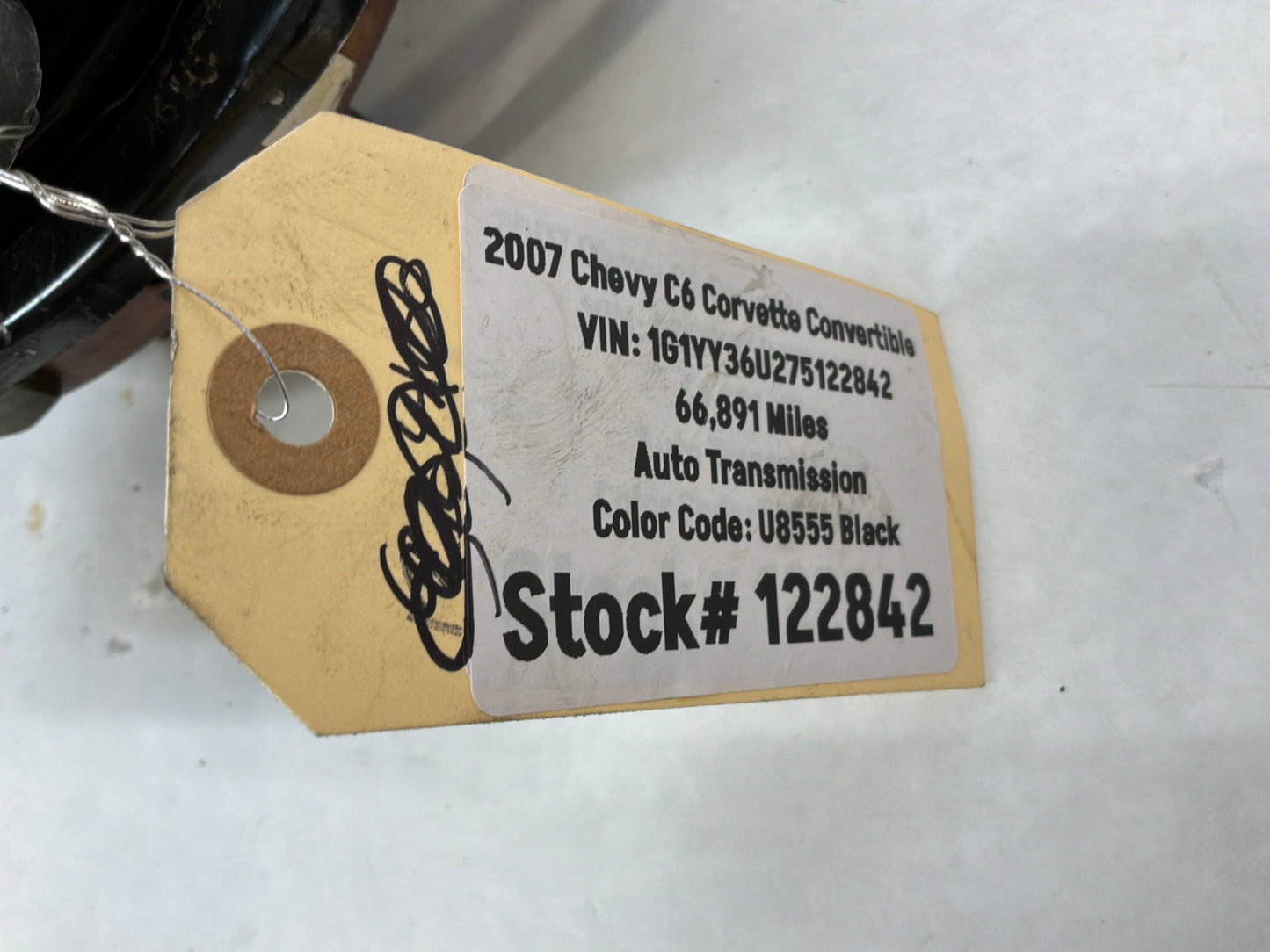 2007 C6 Corvette Convertible RH Passenger Rear Suspension Spindle Knuckle Hub Wheel Bearing OEM