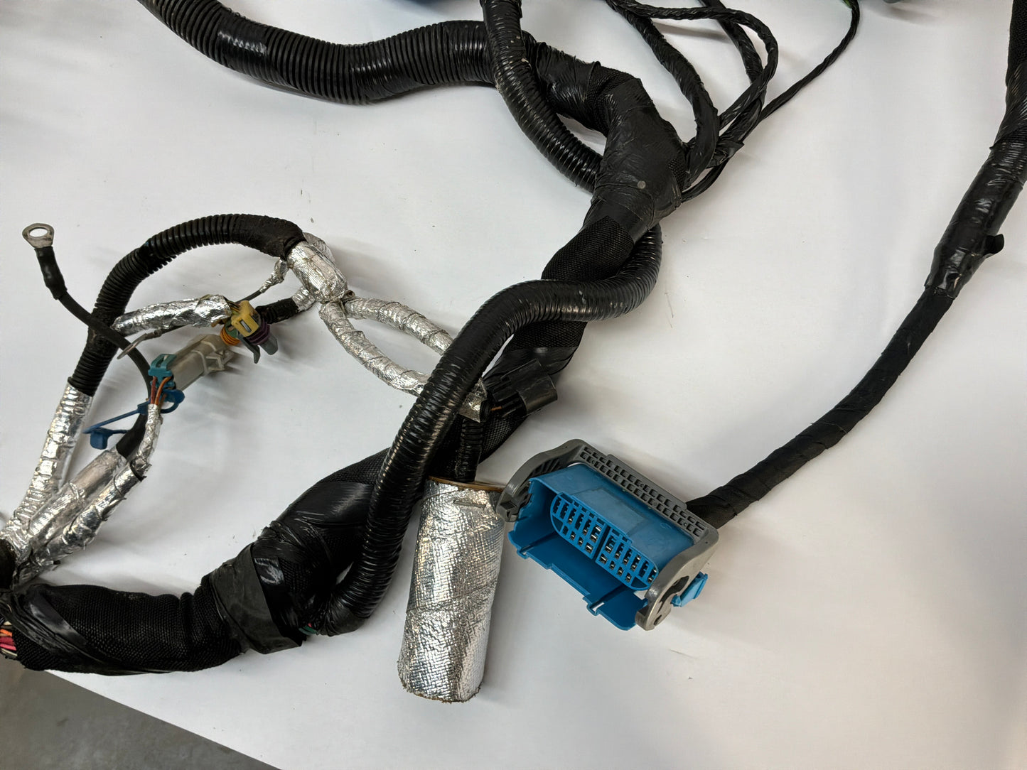 2007 C6 Corvette Convertible Engine Motor Automatic Transmission Wire Wiring Harness OEM