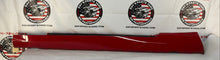 2013 Chevy Camaro 1LE LH Driver Rocker Molding Side Skirt Panel Red OEM