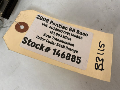 2008 Pontiac G8 Base Positive Battery Terminal Fuse Relay OEM
