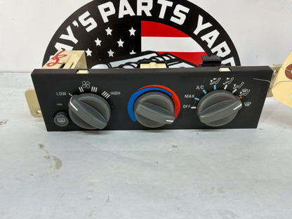 1999 Pontiac Firebird Trans Am Formula WS6 HVAC Climate Control Dash Switch Panel OEM