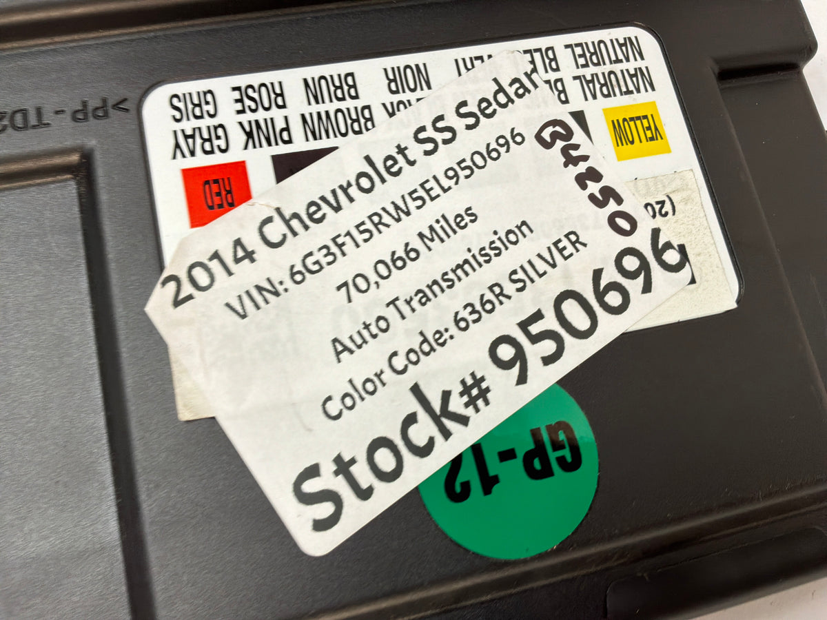 2014 Chevy SS Sedan BCM Body Control Module OEM
