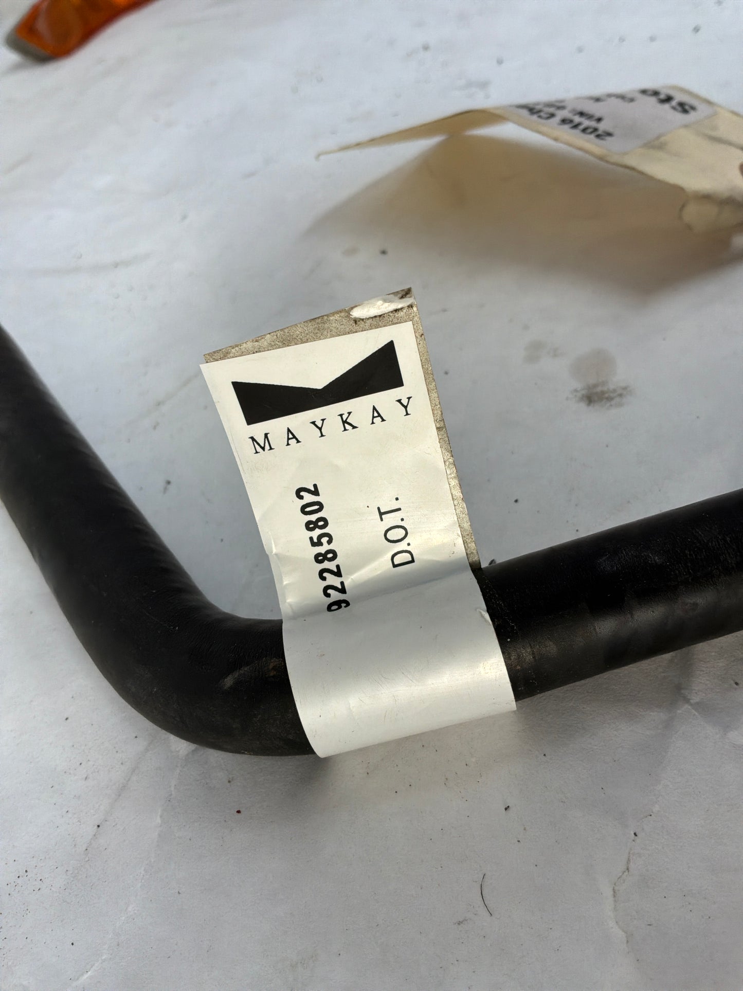 2016 Chevy Caprice PPV Brake Booster Vacuum Hose Line Tube OEM