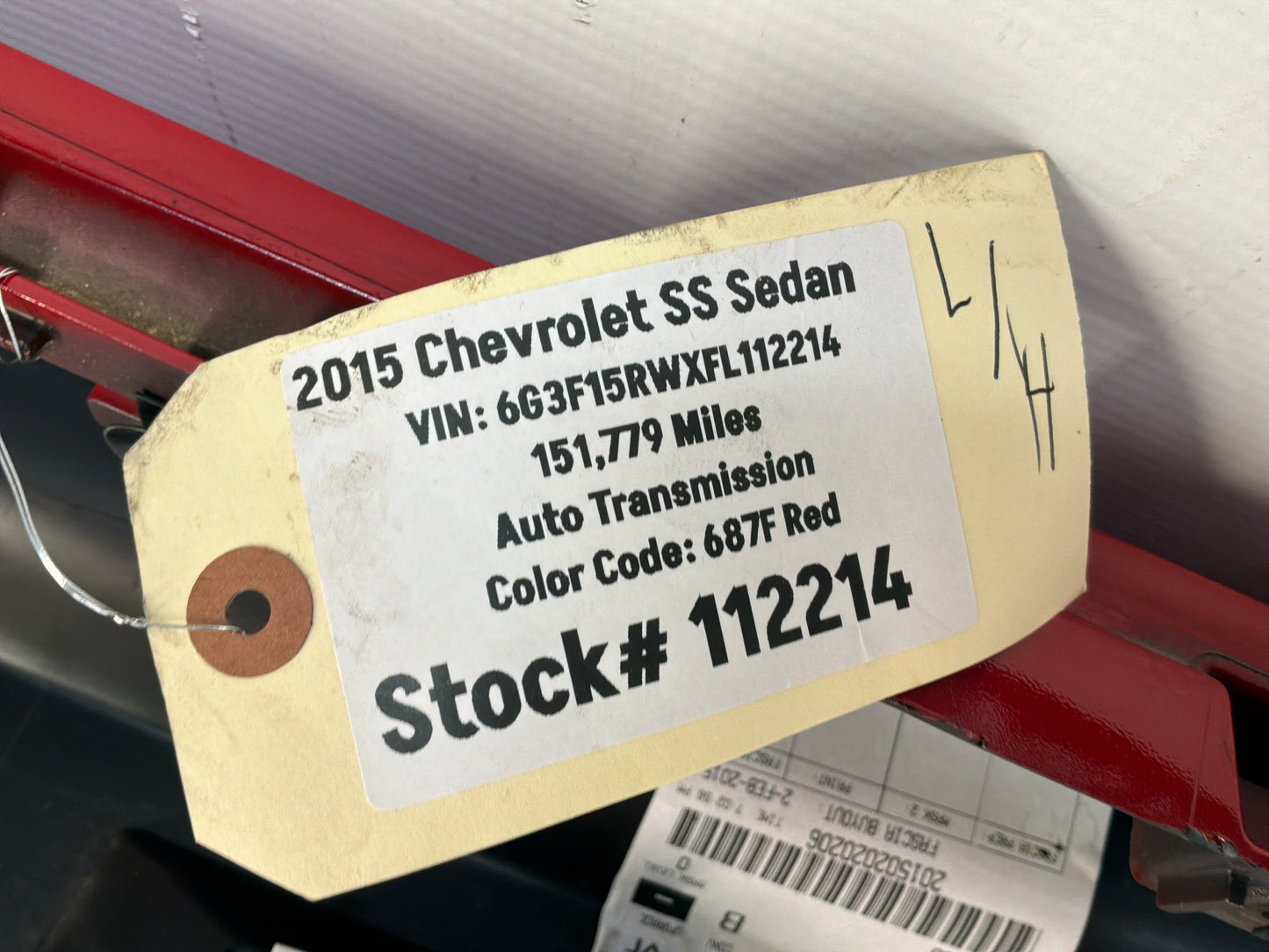 2015 Chevy SS Sedan LH Rocker Molding Side Skirt Trim Panel OEM
