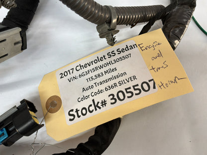2017 Chevy SS Sedan Engine Motor Transmission Wire Wiring Harness OEM