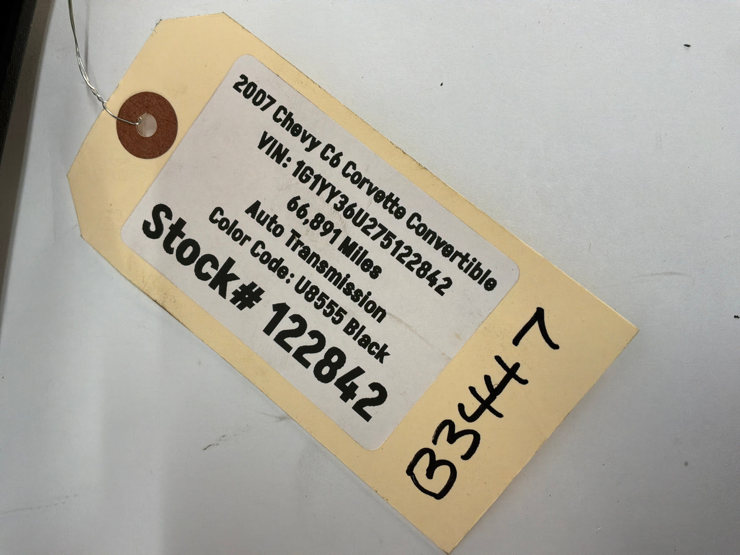 2007 Chevy C6 Corvette Convertible Dash Gauge Cluster Speedometer Bezel Panel w/ Switches OEM