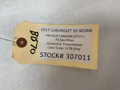 2017 Chevy SS Sedan Bose Package Tray Parcel Shelf Rear Deck Speakers OEM