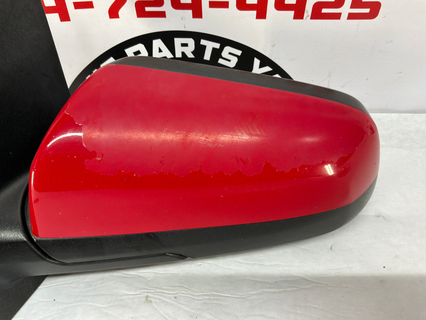 2014 Chevy SS Sedan LH Driver Exterior Out Side Mirror Red OEM