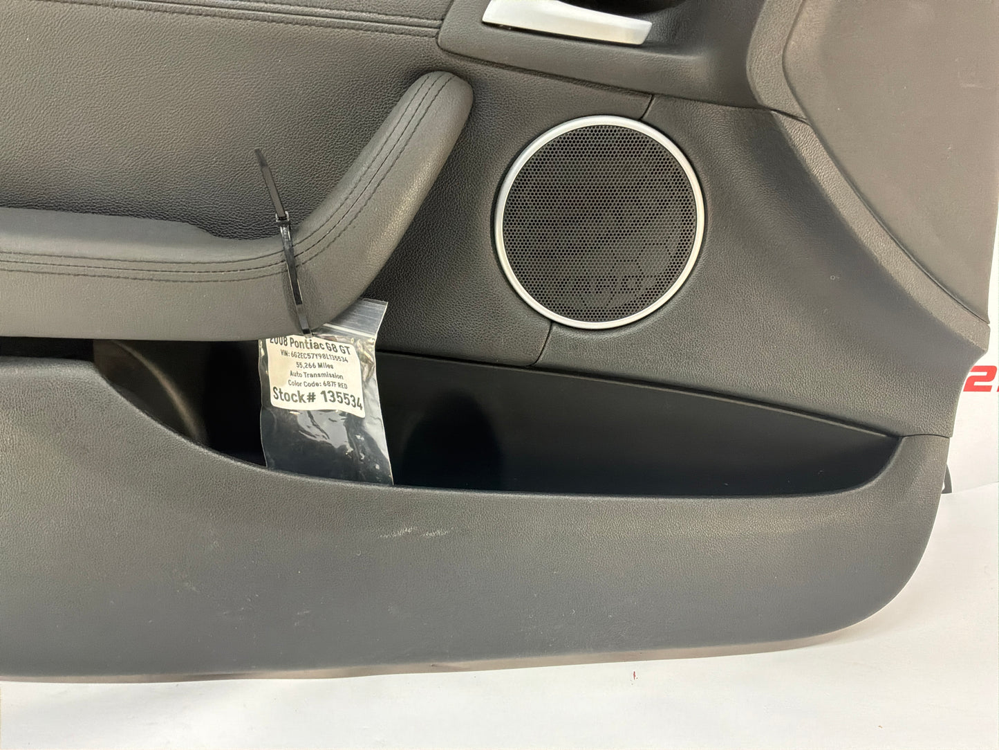 2008 Pontiac G8 GT LH Driver Front Door Panel OEM