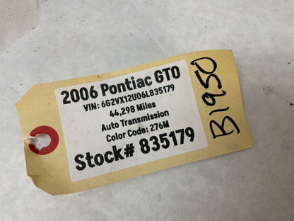 2006 Pontiac GTO Compact Spare Wheel & Tire OEM