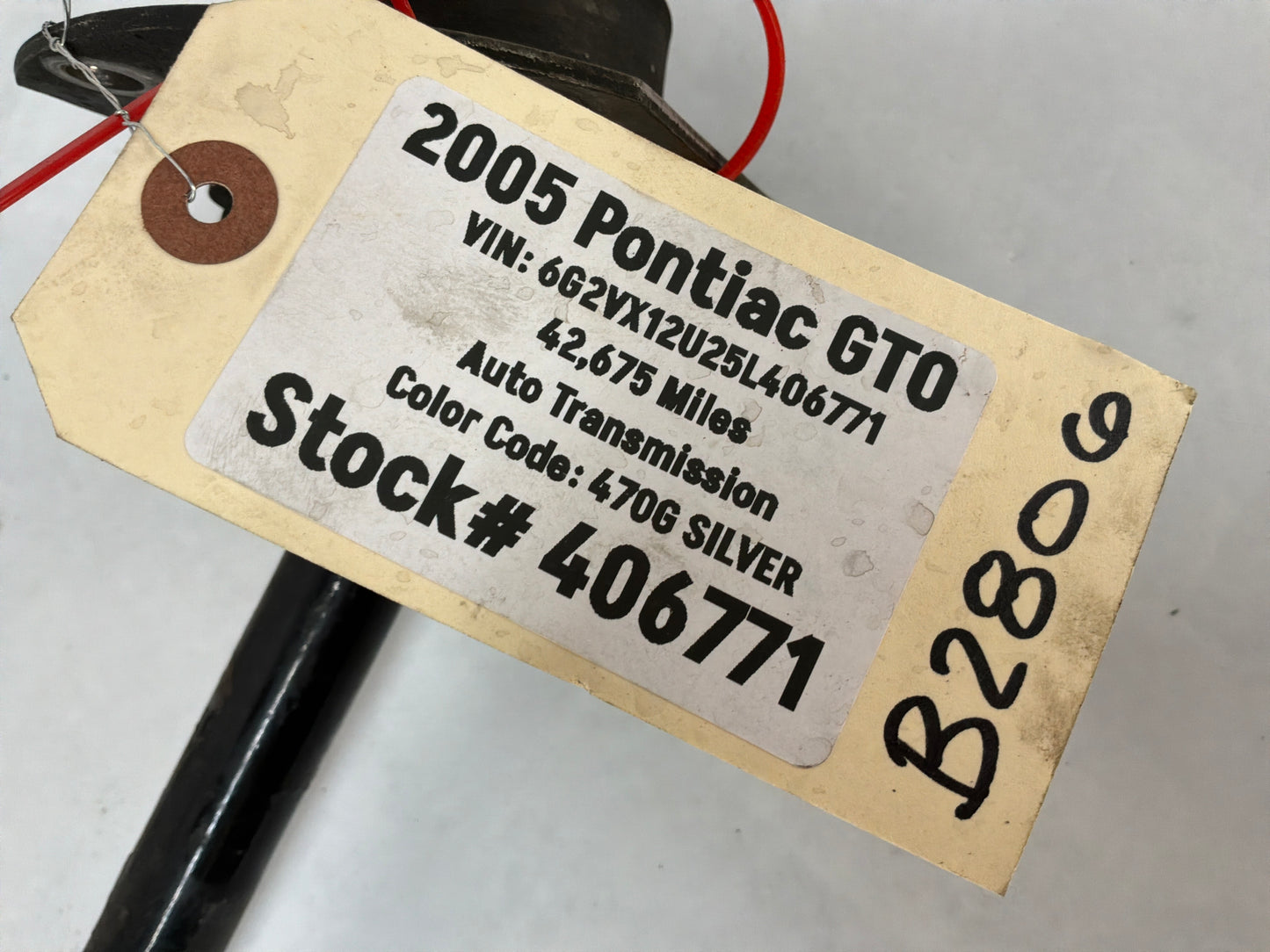 2005 Pontiac GTO RH Passenger Front Suspension Lower Control Arm Radius Rod OEM