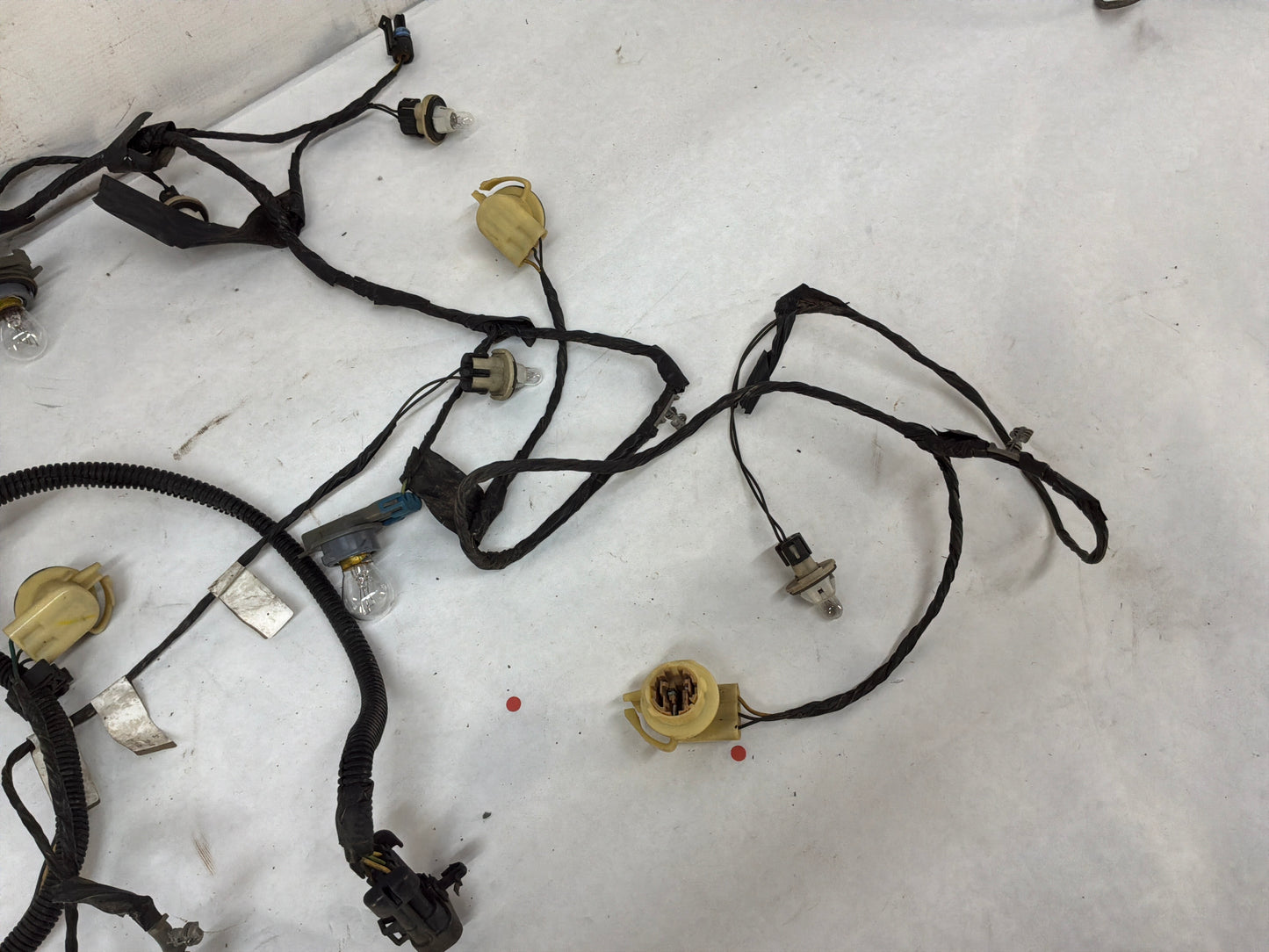 1999 Chevy C5 Corvette Rear Bumper Tail Light Lamp Wire Wiring Harness OEM