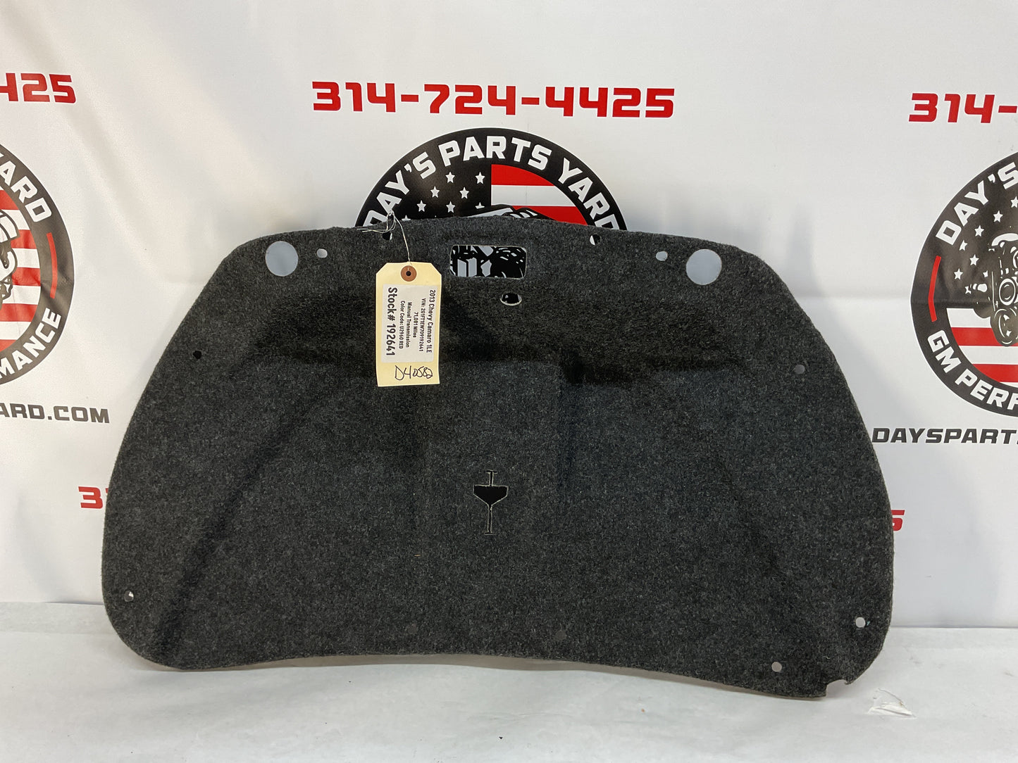 2013 Chevy Camaro 1LE Trunk Deck Lid Inner Panel Trim Liner OEM