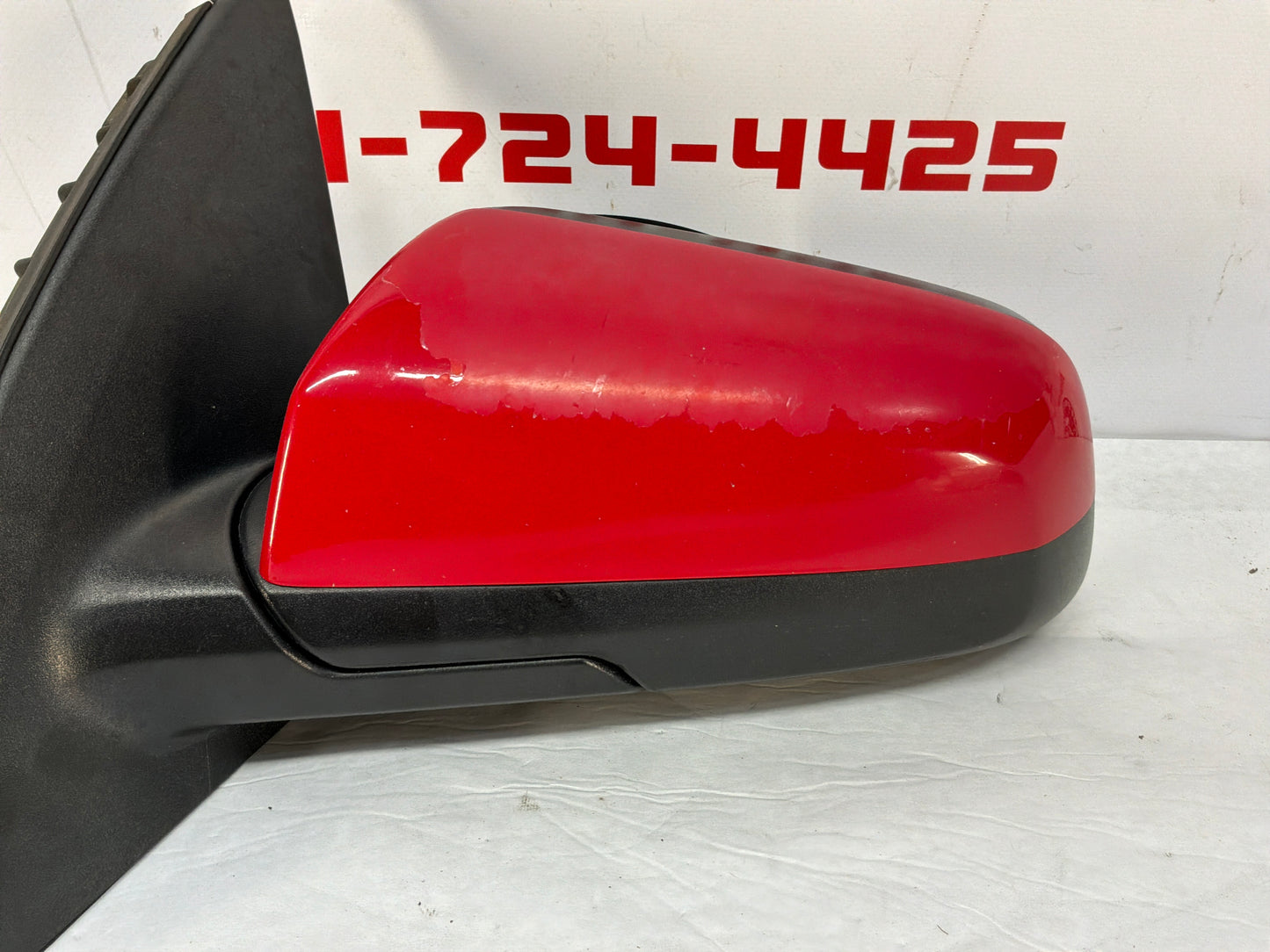 2014 Chevy SS Sedan LH Driver Exterior Out Side Mirror Red OEM