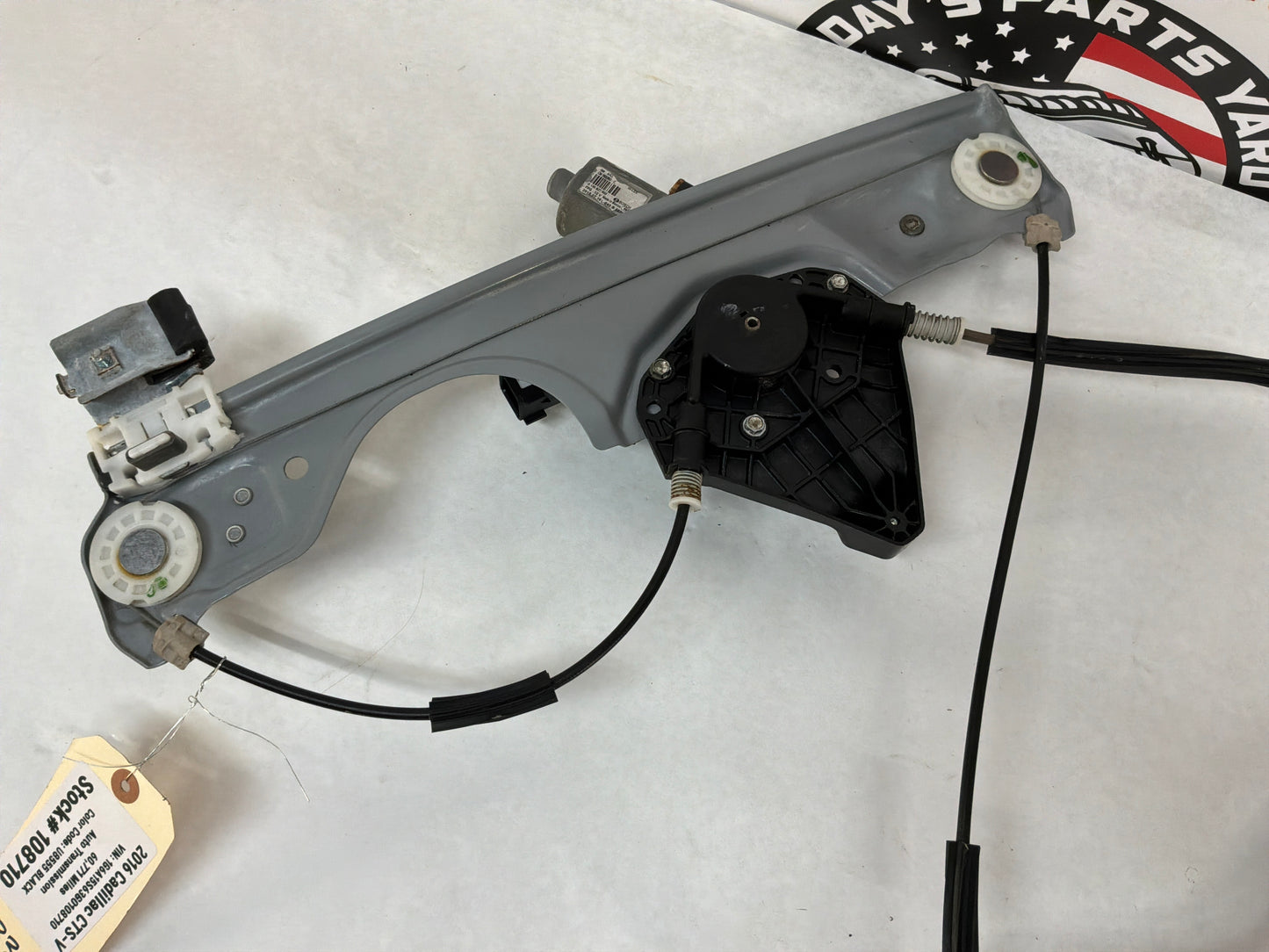 2016 Cadillac CTS-V LH Driver Front Window Regulator Motor OEM