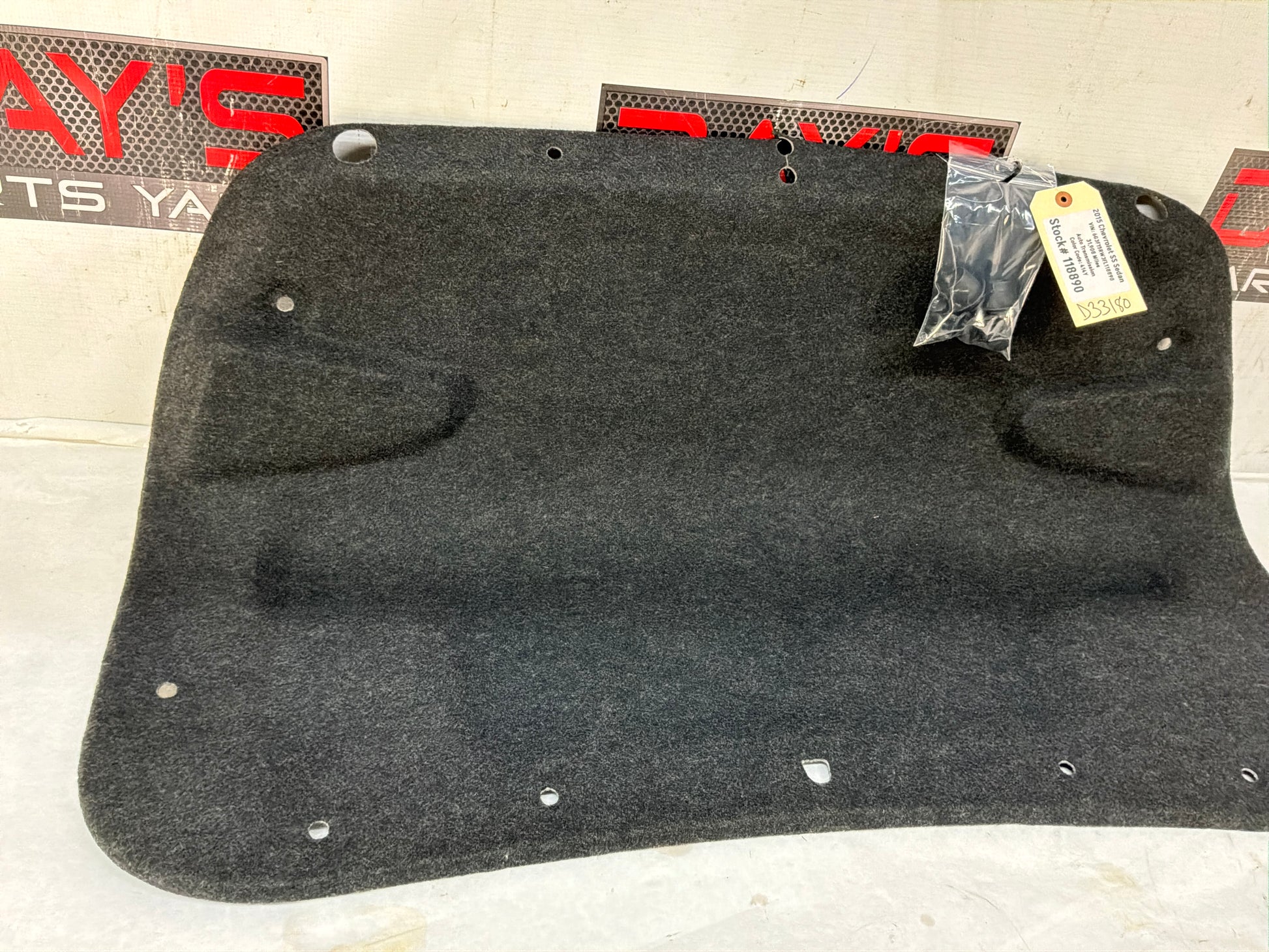 Lid liner - Day's Parts Yard