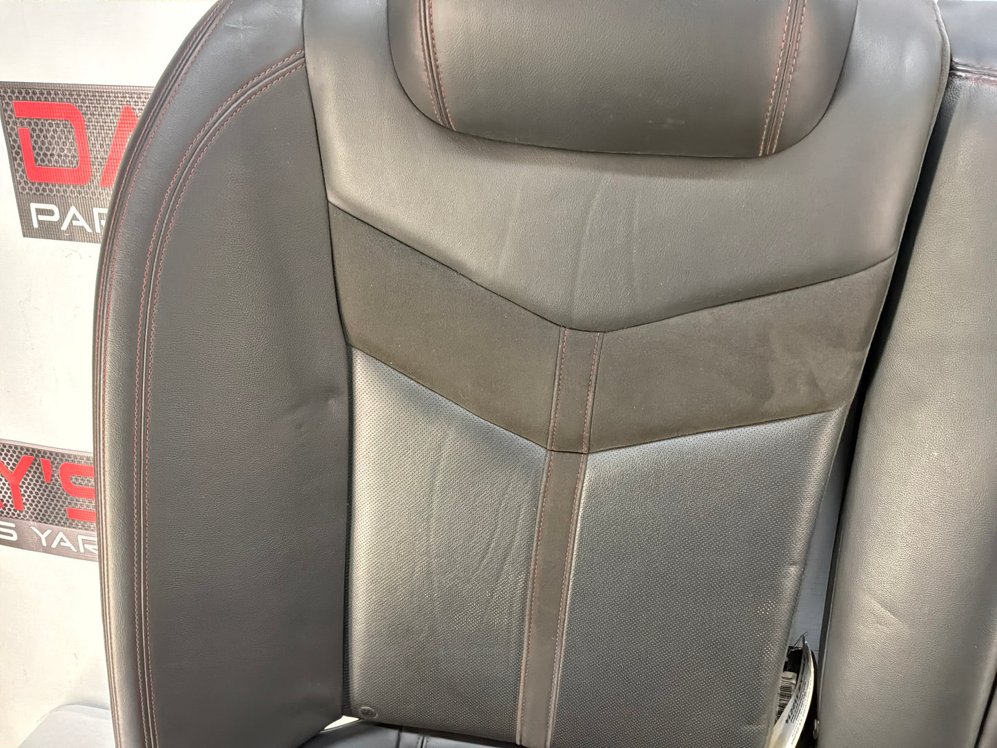 2015 Chevrolet SS Sedan Front and Rear Black Leather Seats OEM