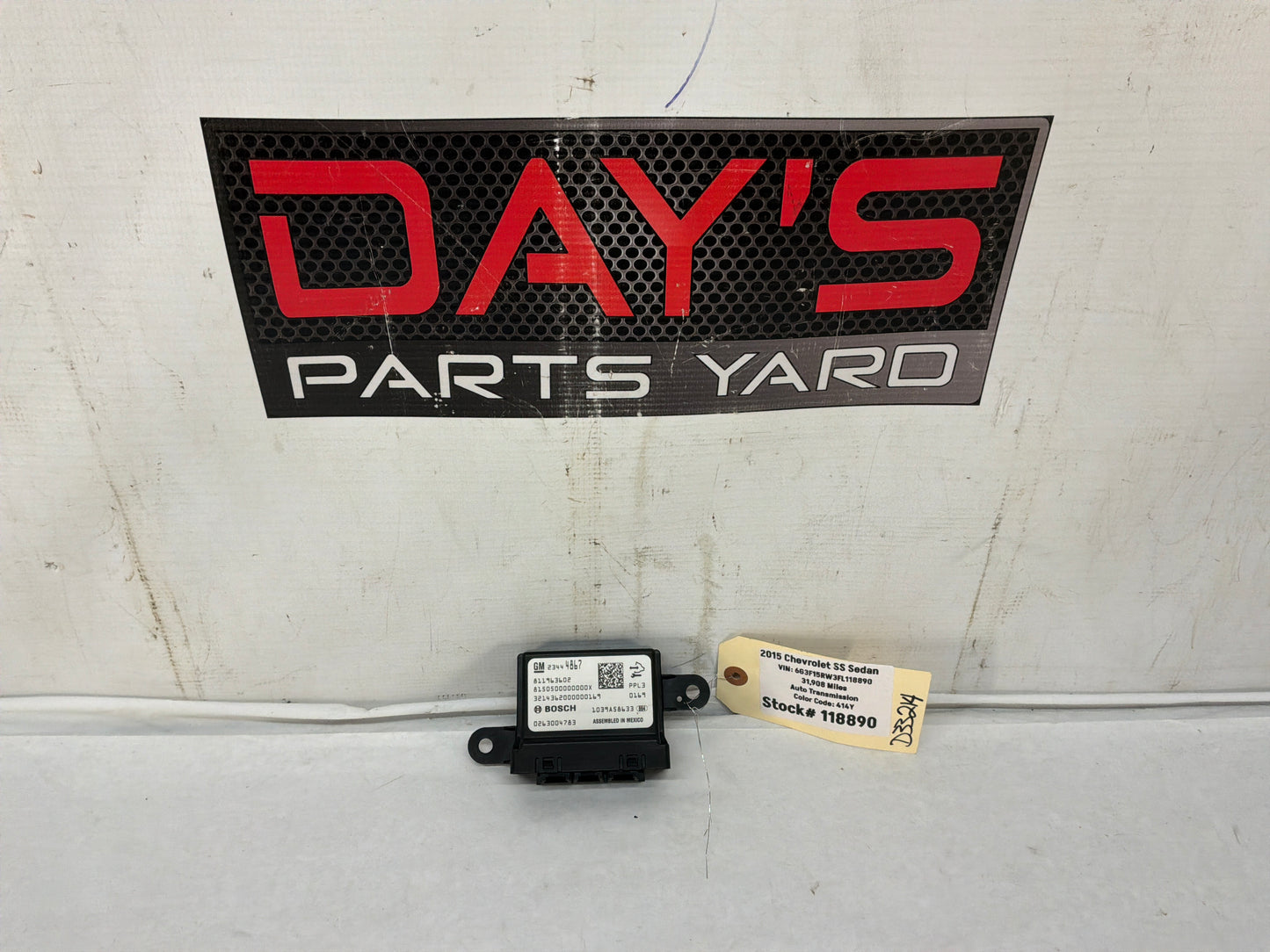 Module - Day's Parts Yard
