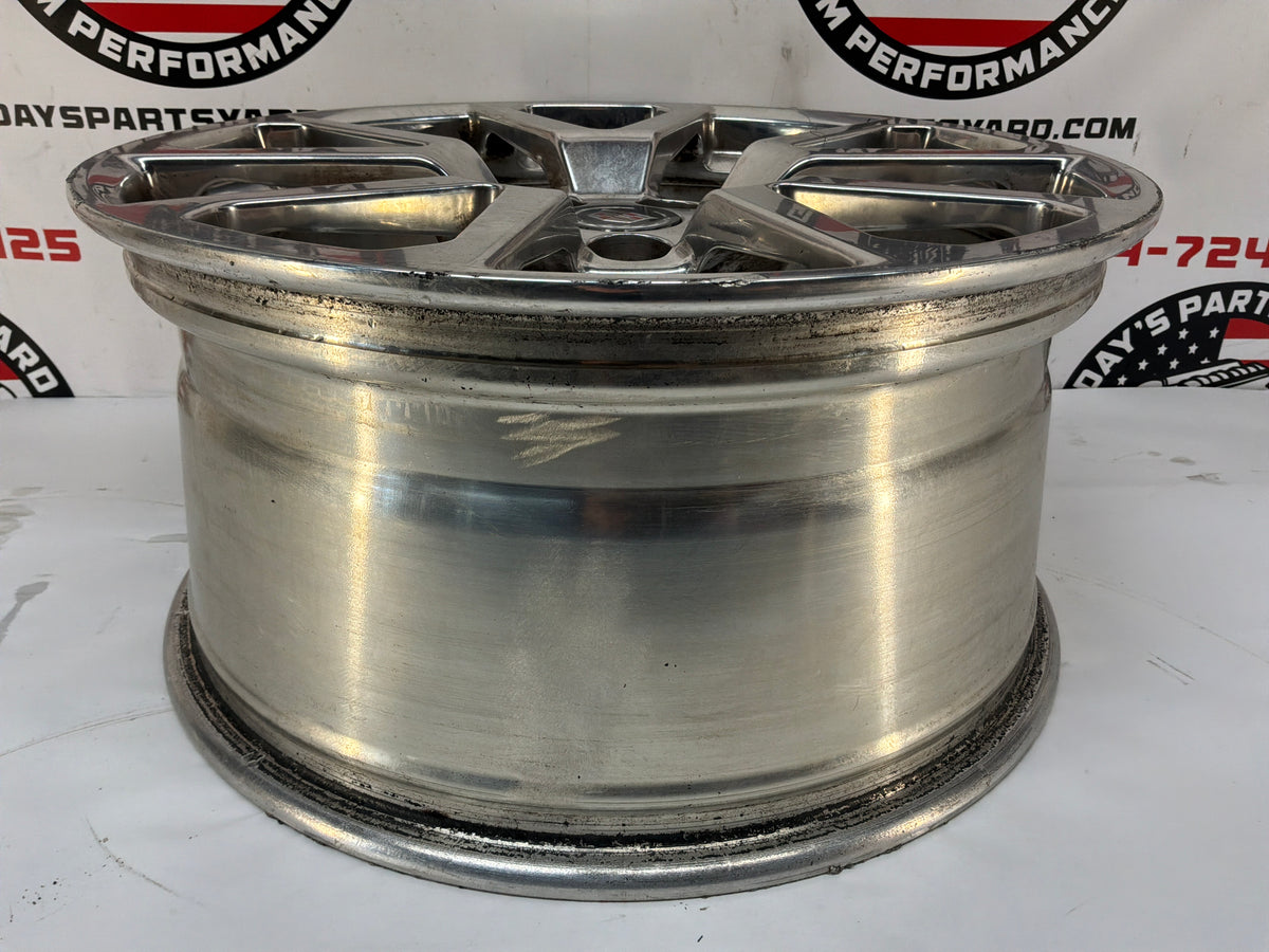 2009 Cadillac CTS-V Sedan Front Factory OEM Polished Wheel Rim 19x9