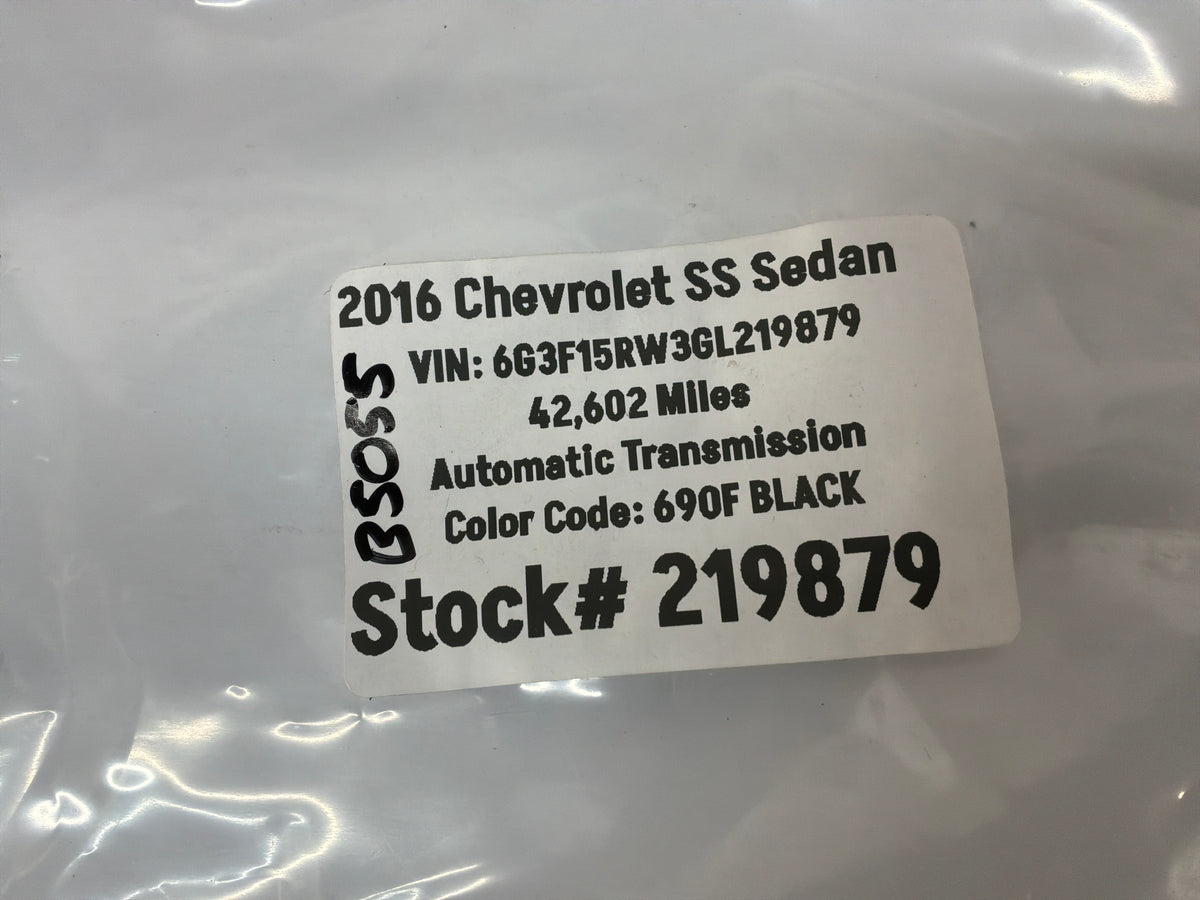 2016 Chevy SS Sedan Windshield Lane Departure Camera Module System OEM