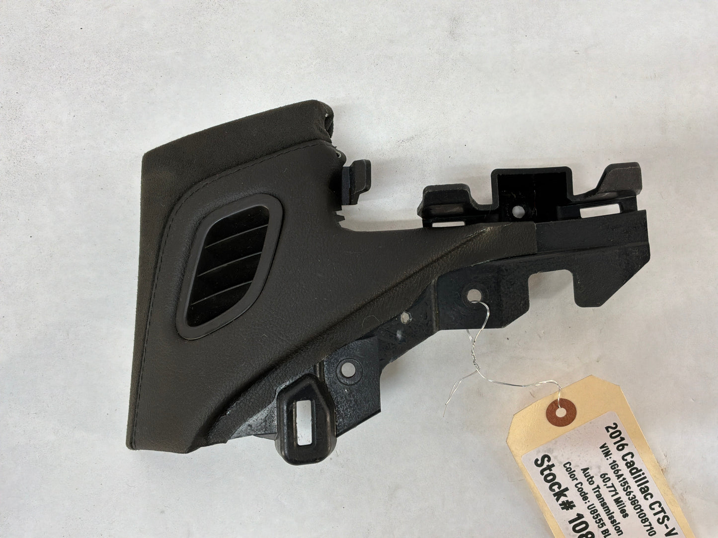 2016 Cadillac CTS-V Dash Board Vent Trim Suede