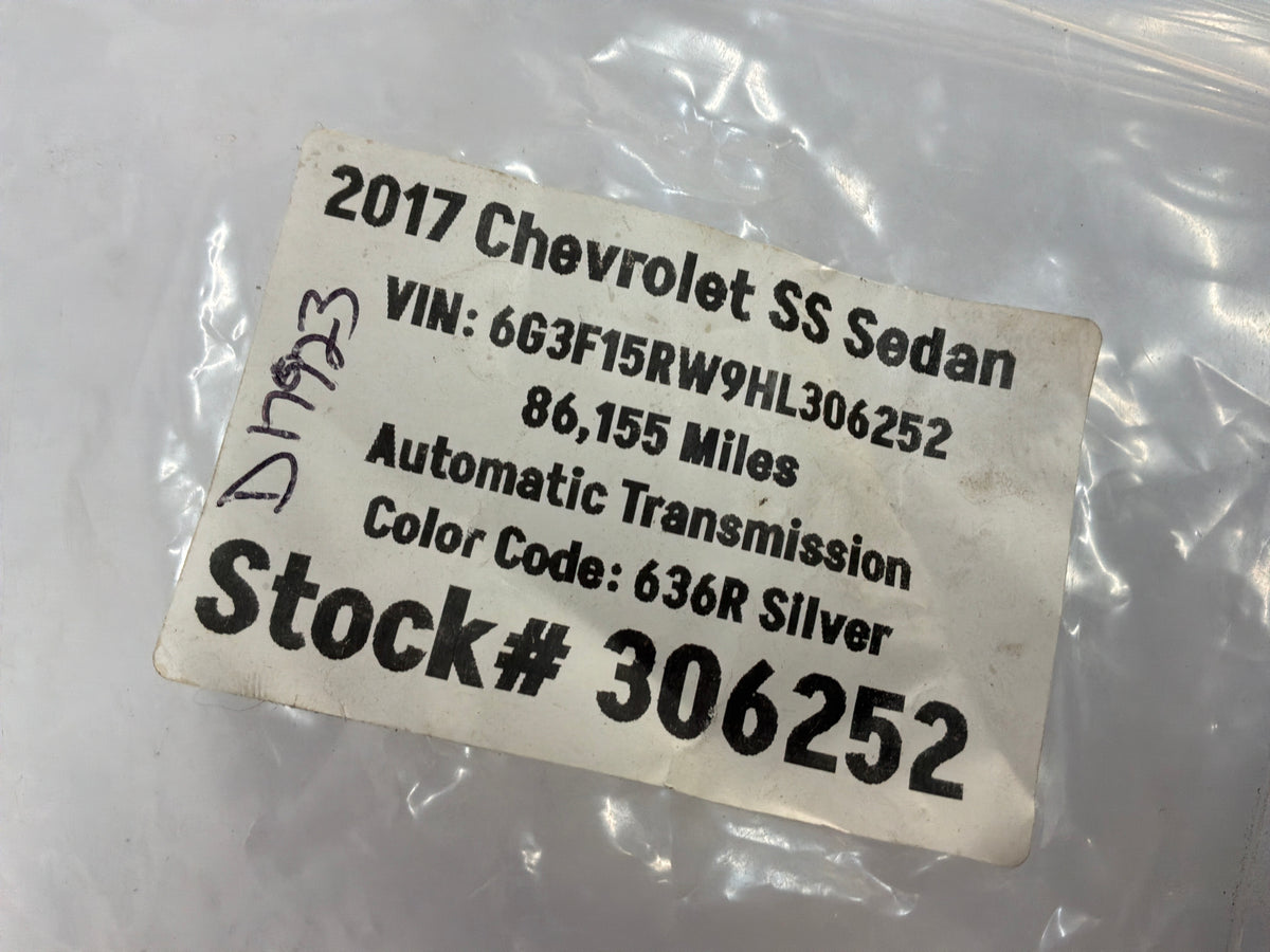 2017 Chevy SS Sedan RH & LH Upper Radiator Bracket Mounts Bushings OEM