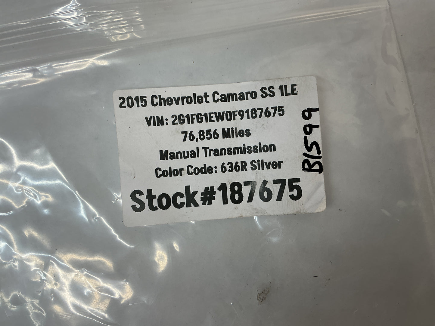 2015 Chevrolet Camaro SS 1LE Wheel Clock Spring OEM