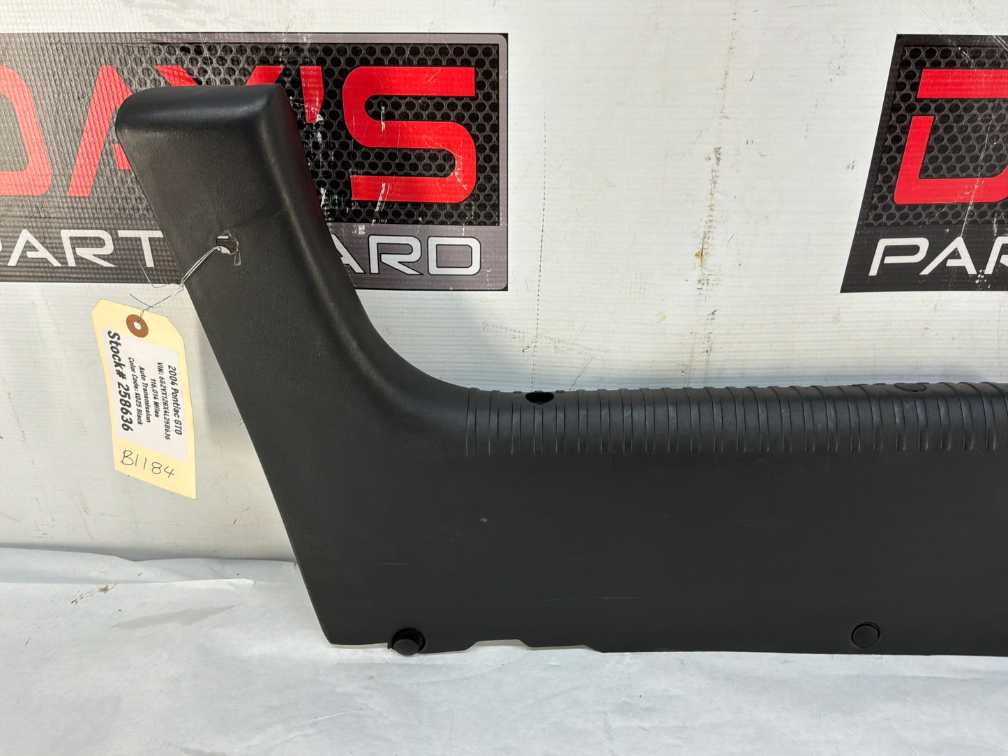 2004 Pontiac GTO Trunk Cargo Wall Plastic Rear End Cover Trim Panel OEM