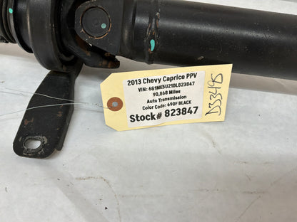 2013 Chevy Caprice PPV Drive Shaft Driveshaft Driveline Propeller Shaft OEM - Day's Parts Yard