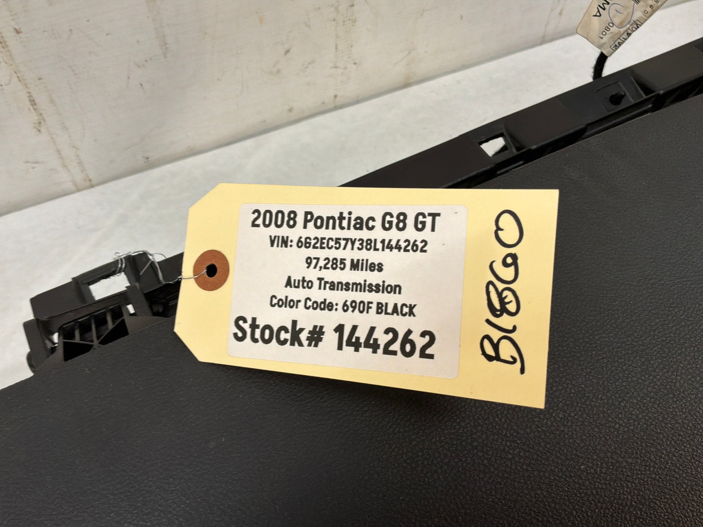2008 Pontiac G8 GT Glove Box Dash Compartment OEM