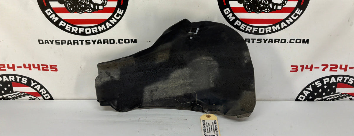 2006 Pontiac GTO LH Driver Rear Wheel Well House Fender Liner OEM