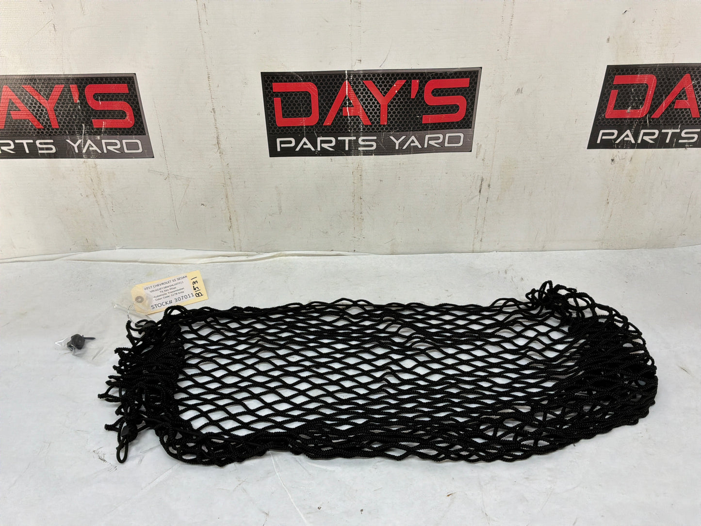 2017 Chevy SS Sedan Trunk Storage Cargo Net OEM