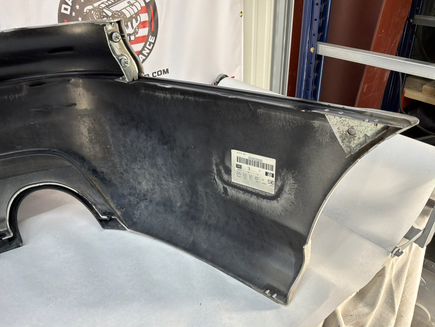 2005 Pontiac GTO Rear Bumper Cover w/ Lower Insert Valance Diffuser Panel Silver OEM