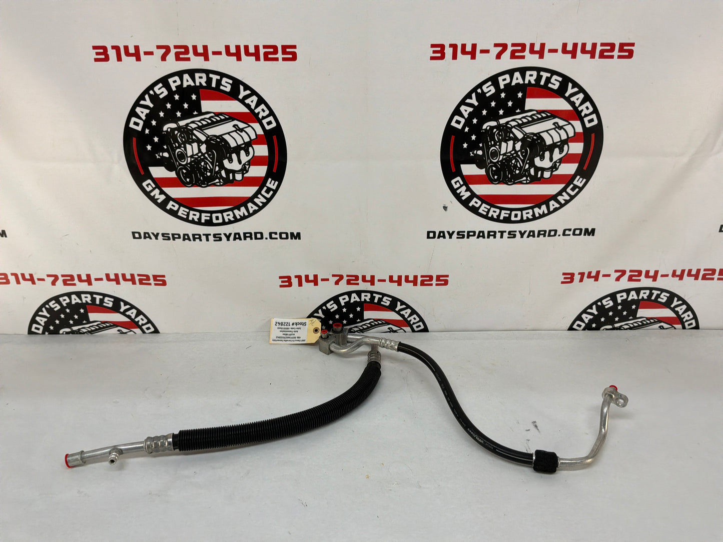 2007 C6 Corvette Convertible Air Conditioner AC Compressor Line Hose Tube OEM