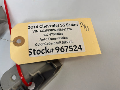 2014 Chevy SS Sedan RH & LH Interior Upper B Pillar Seat Belt Trim Molding Panels OEM