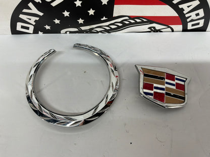 2009 Cadillac CTS-V Rear Trunk Deck Lid Ornament Emblem Logo Badge Shield OEM