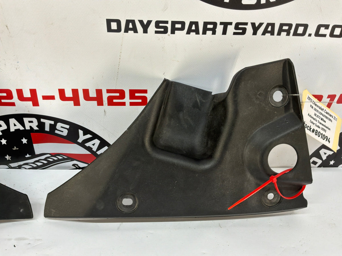 2013 Chevy Camaro ZL1 Rear Bumper Taillight Tail Light Lamp Closeout Filler Panel RH & LH OEM