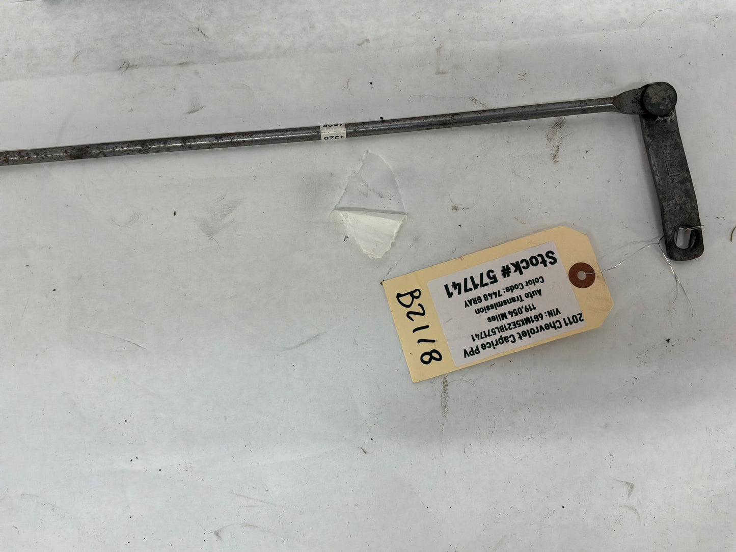 2011 Chevy Caprice PPV Automatic Transmission Shifter Linkage Rod OEM