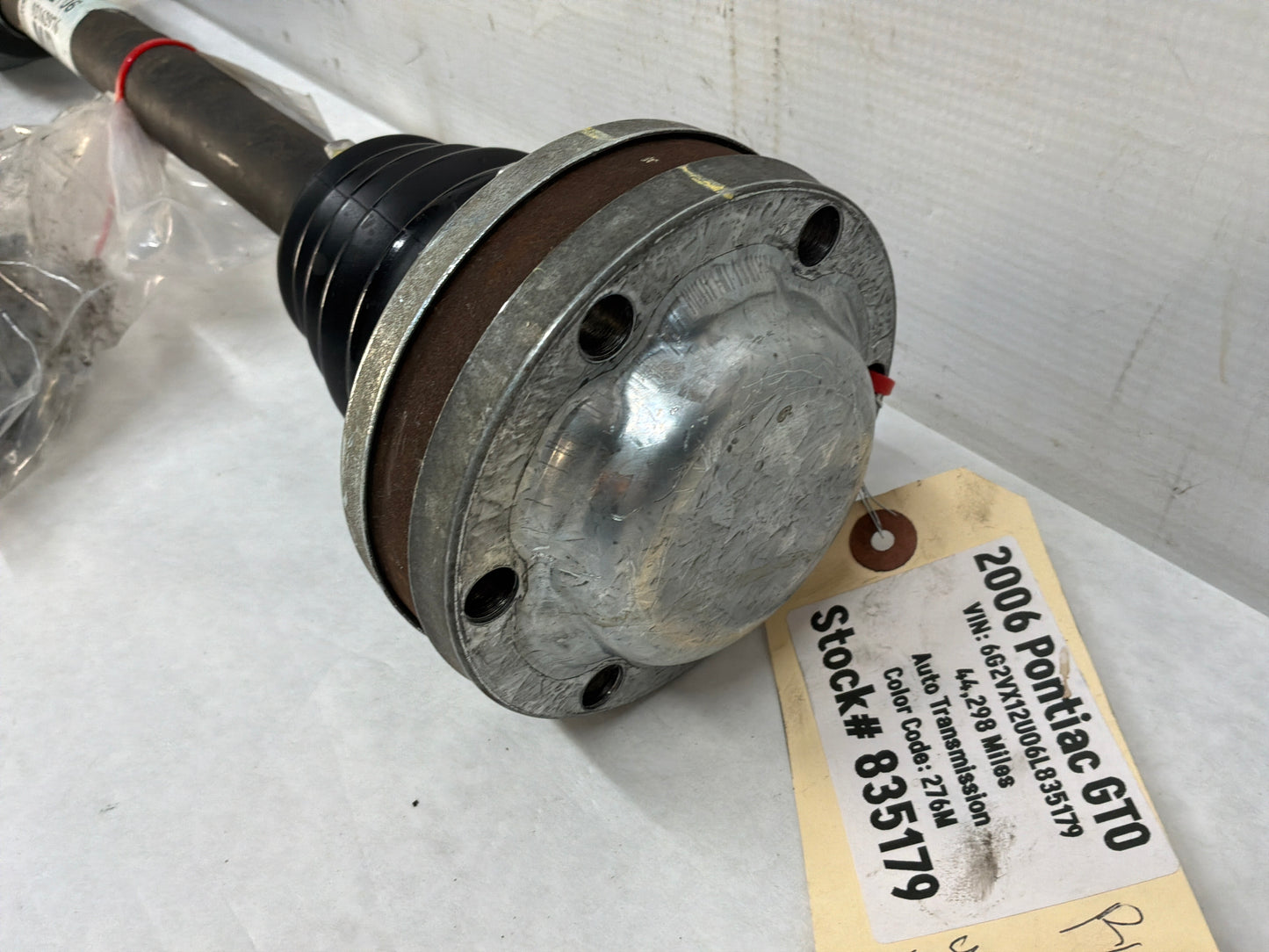 2006 Pontiac GTO RH Passenger Rear CV Axle Half Shaft OEM