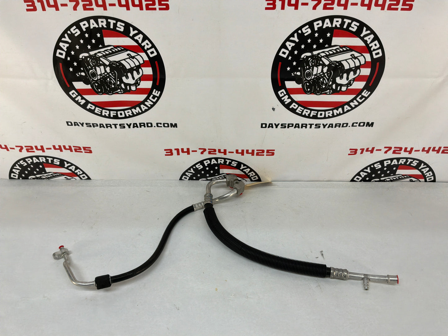2007 C6 Corvette Convertible Air Conditioner AC Compressor Line Hose Tube OEM