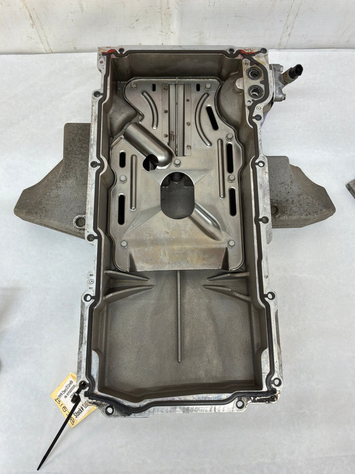 1999 Chevy Corvette Aluminum Batwing Oil Pan w/ Widget & Pick Up Tube OEM