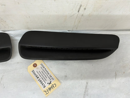 2008 Pontiac G8 GT Hood RH & LH Hood Scoops Vents Black OEM